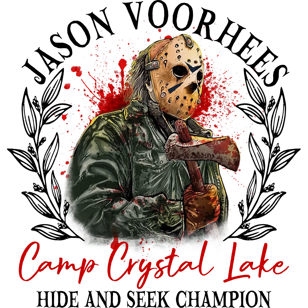 Hockey Mask Axe Red Splash