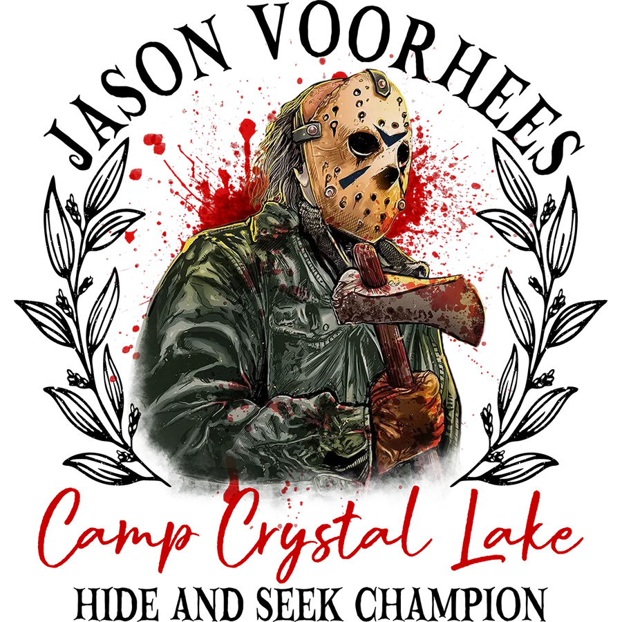 Hockey Mask Axe Red Splash