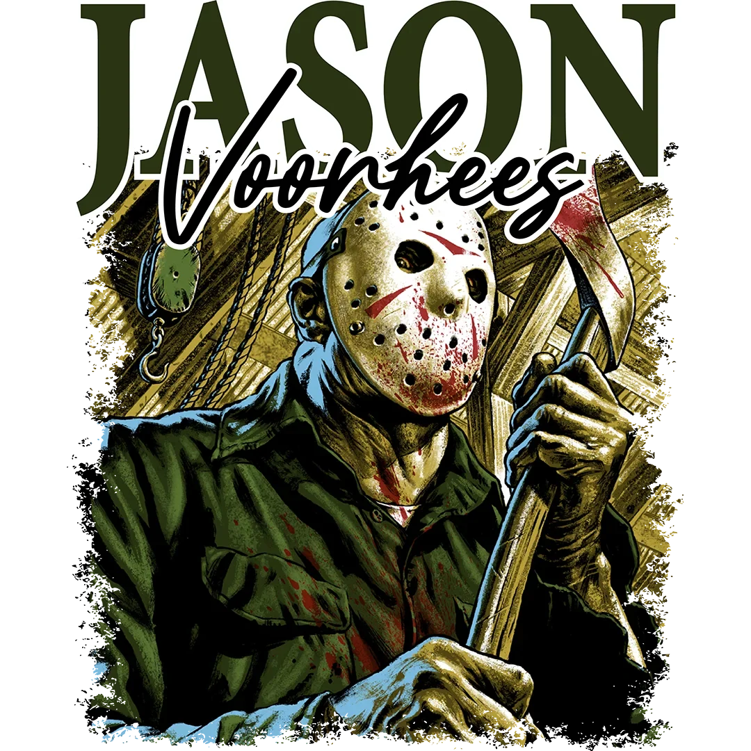 Hockey Mask Killer Name Portrait
