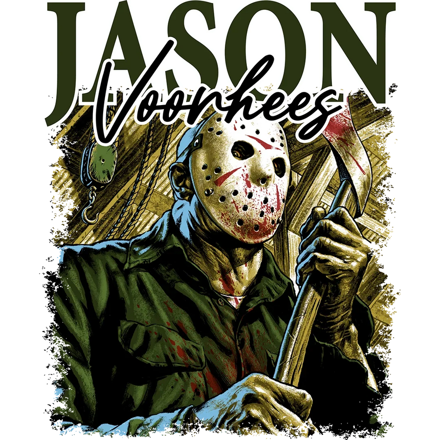 Hockey Mask Killer Name Portrait