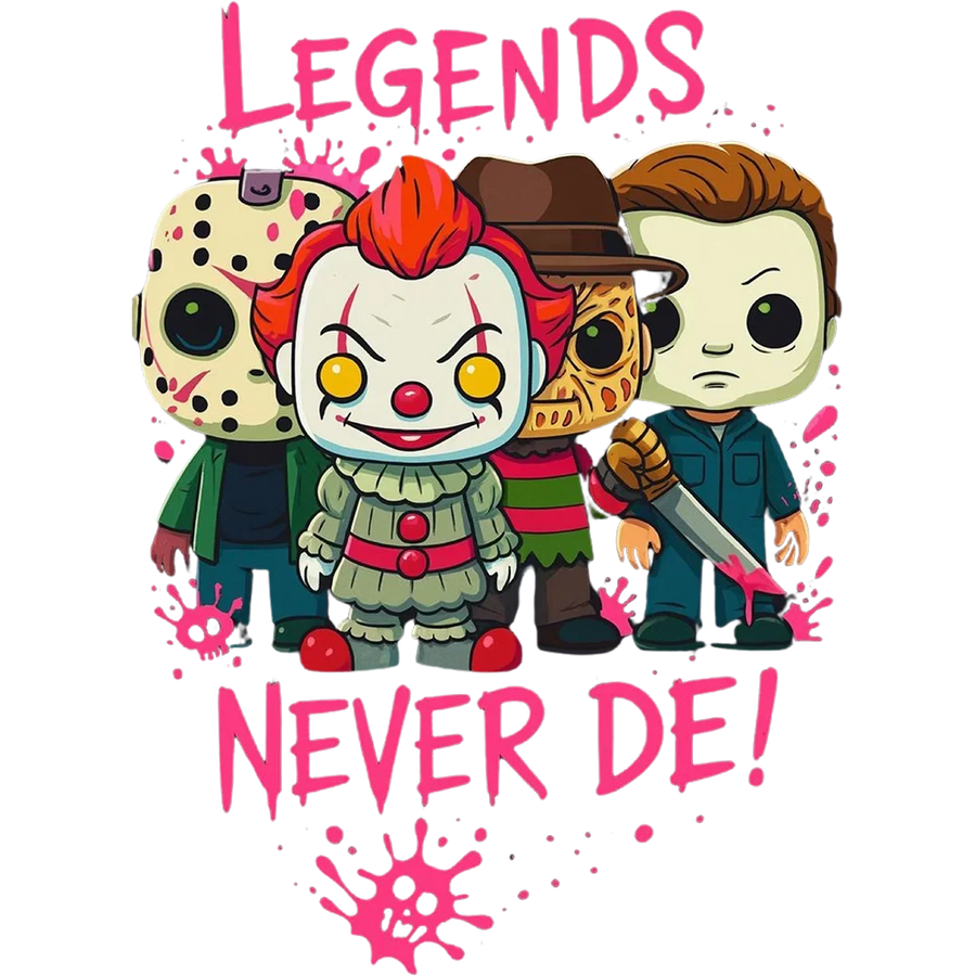 Legends Never Die Cute Horror