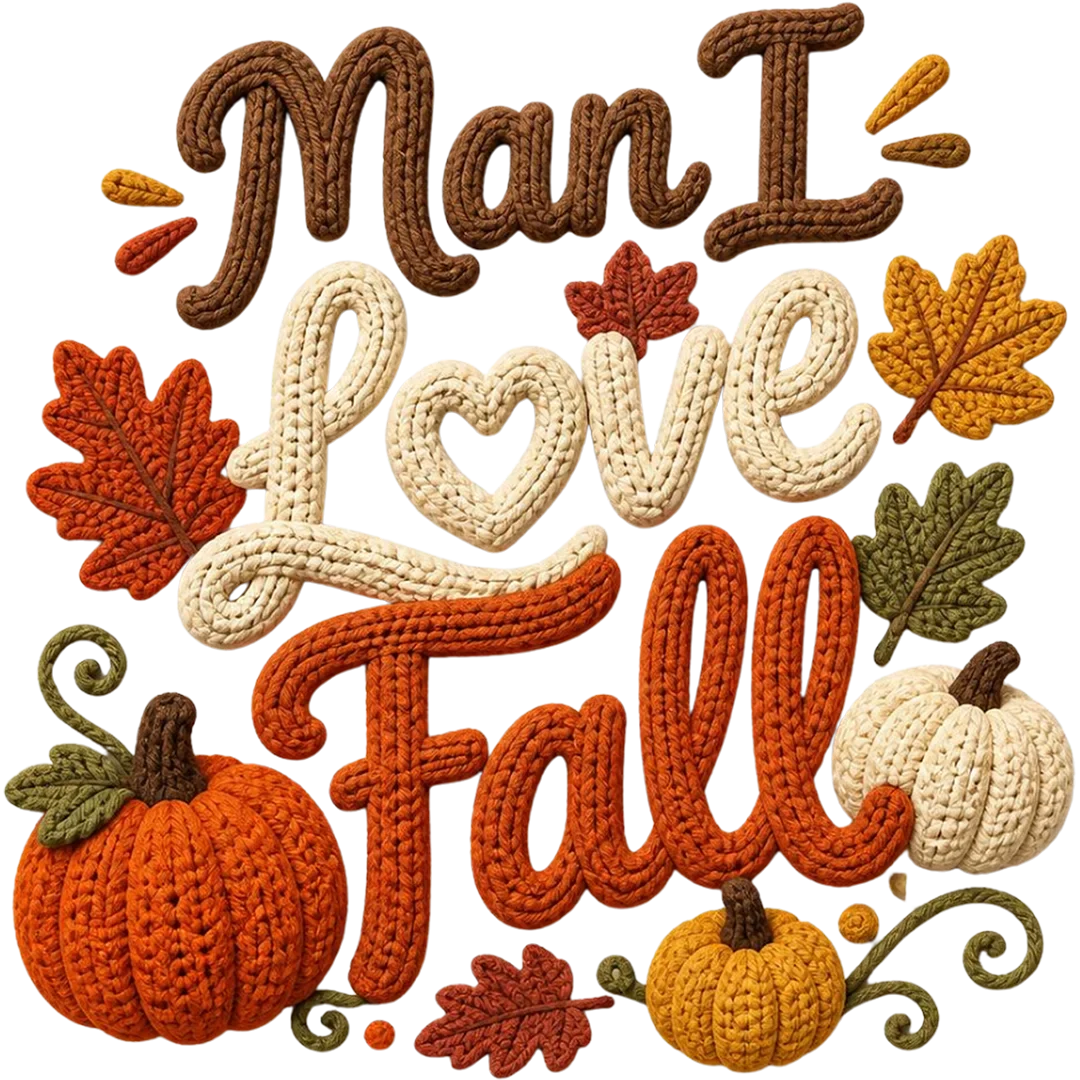Man I Love Fall Knit