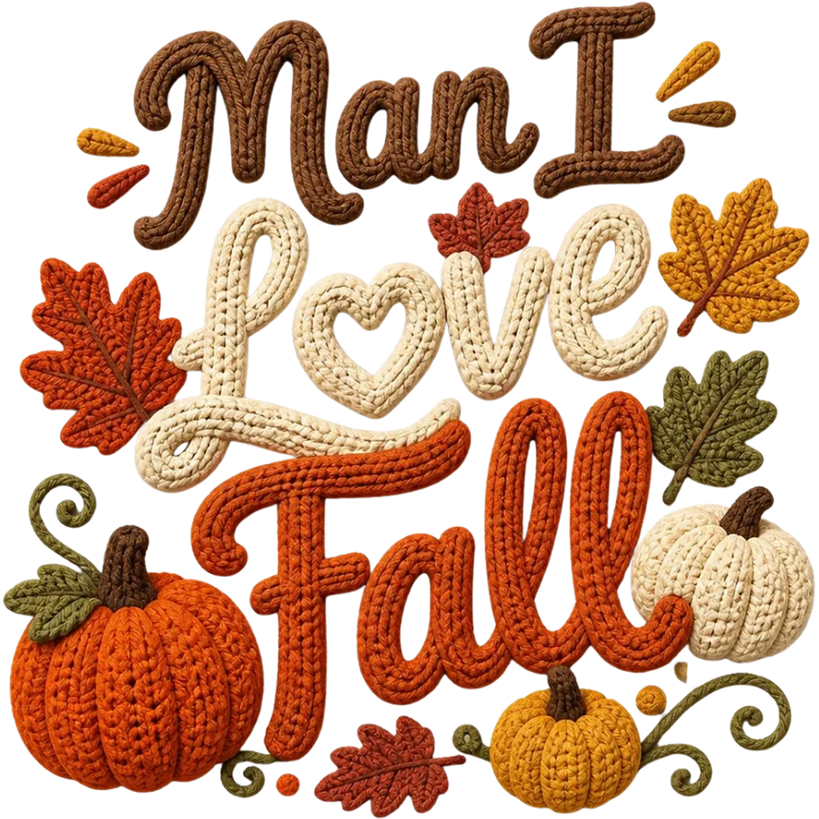 Man I Love Fall Knit
