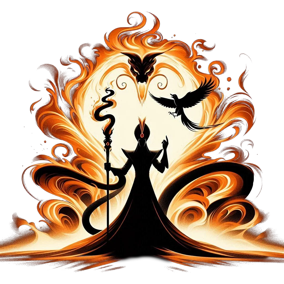 Orange Flame Serpent Queen