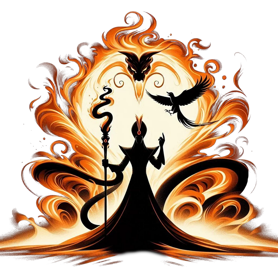 Orange Flame Serpent Queen