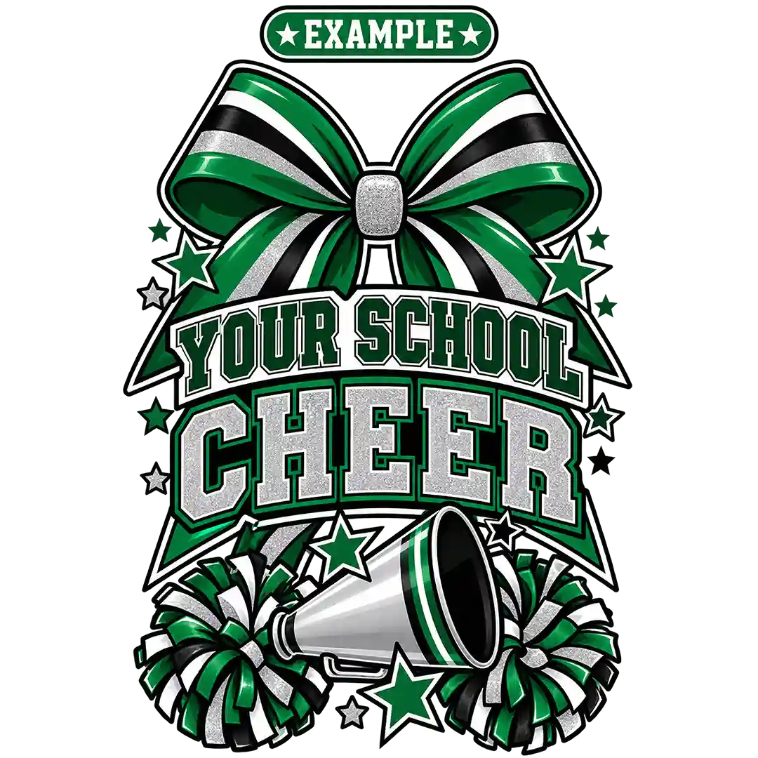 Personalized School Cheer Bow