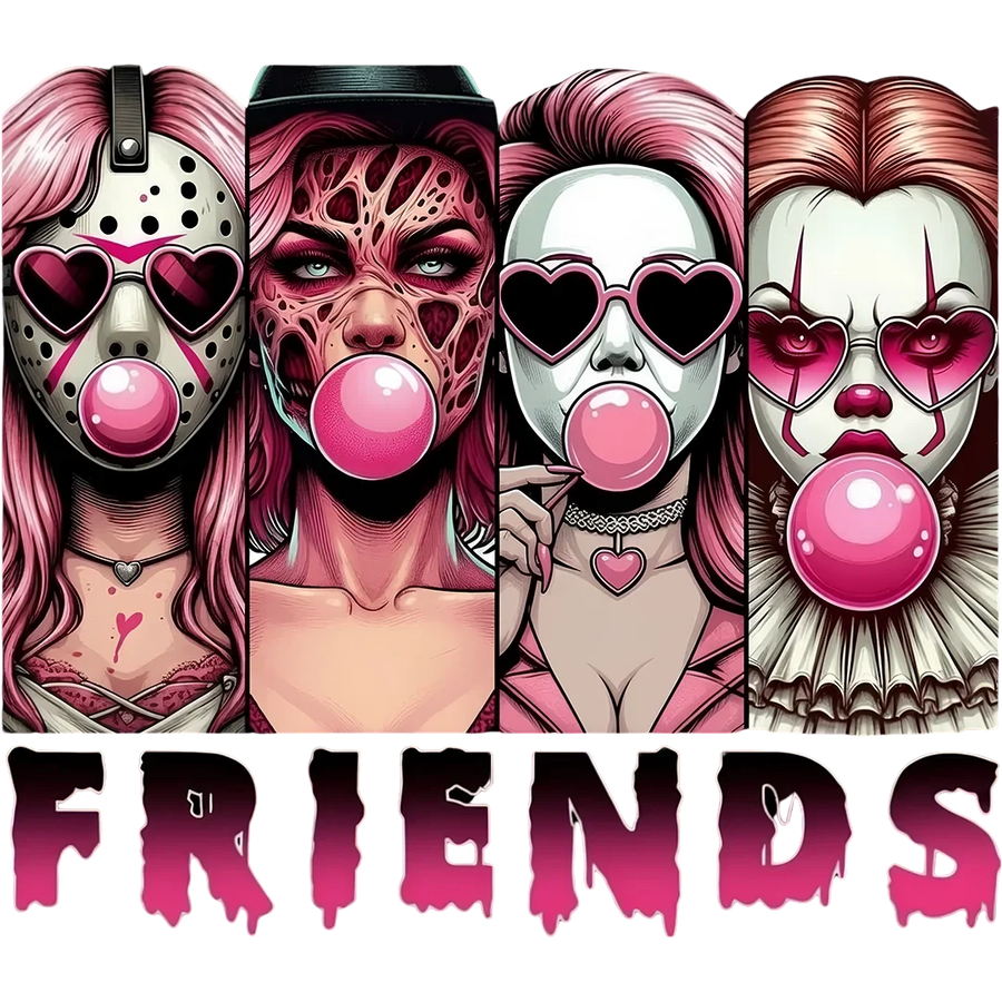 Pink Slasher Girls Alternate Panels