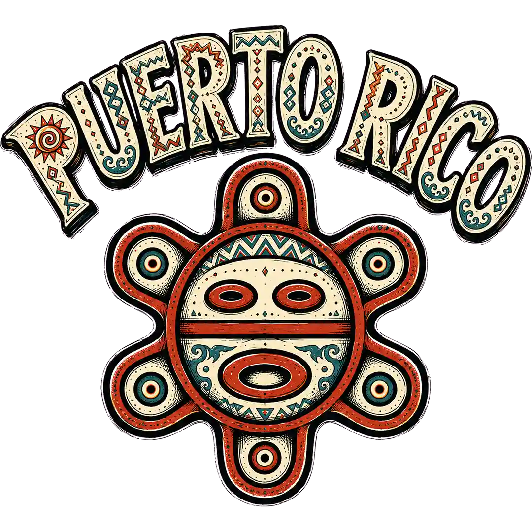 Puerto Rico Heritage Sun Symbol