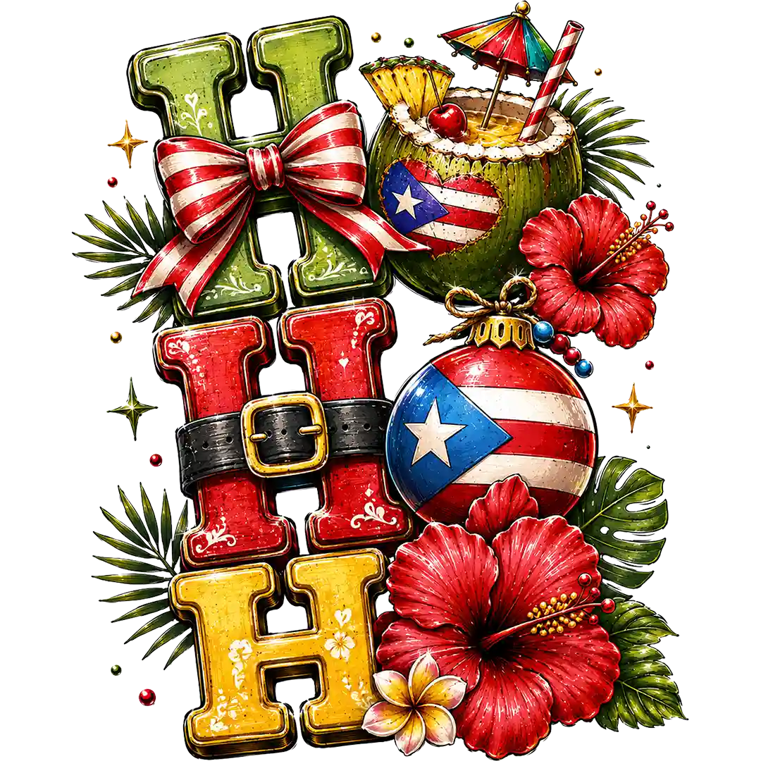Puerto Rico Ho Ho Ho Tropical Christmas