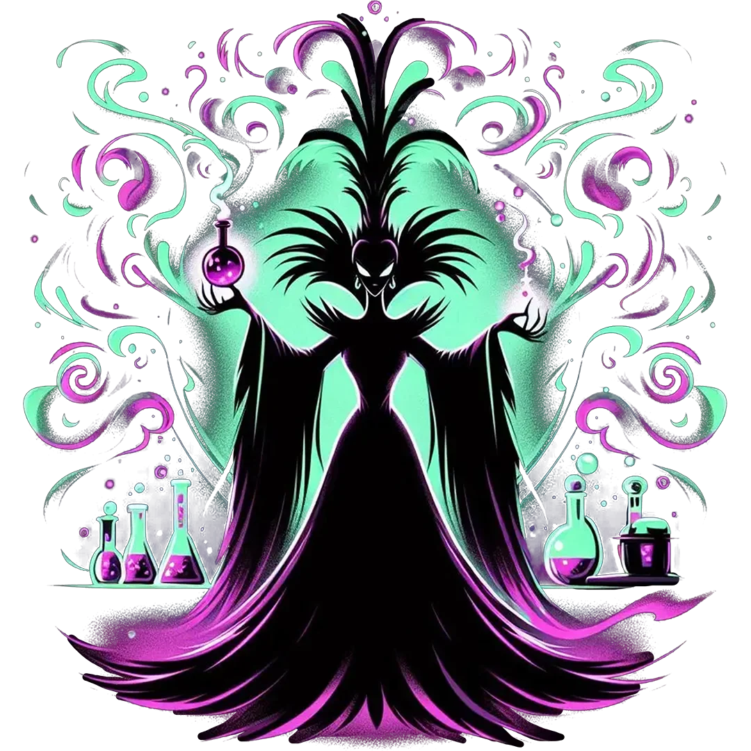 Purple Potion Villain Silhouette
