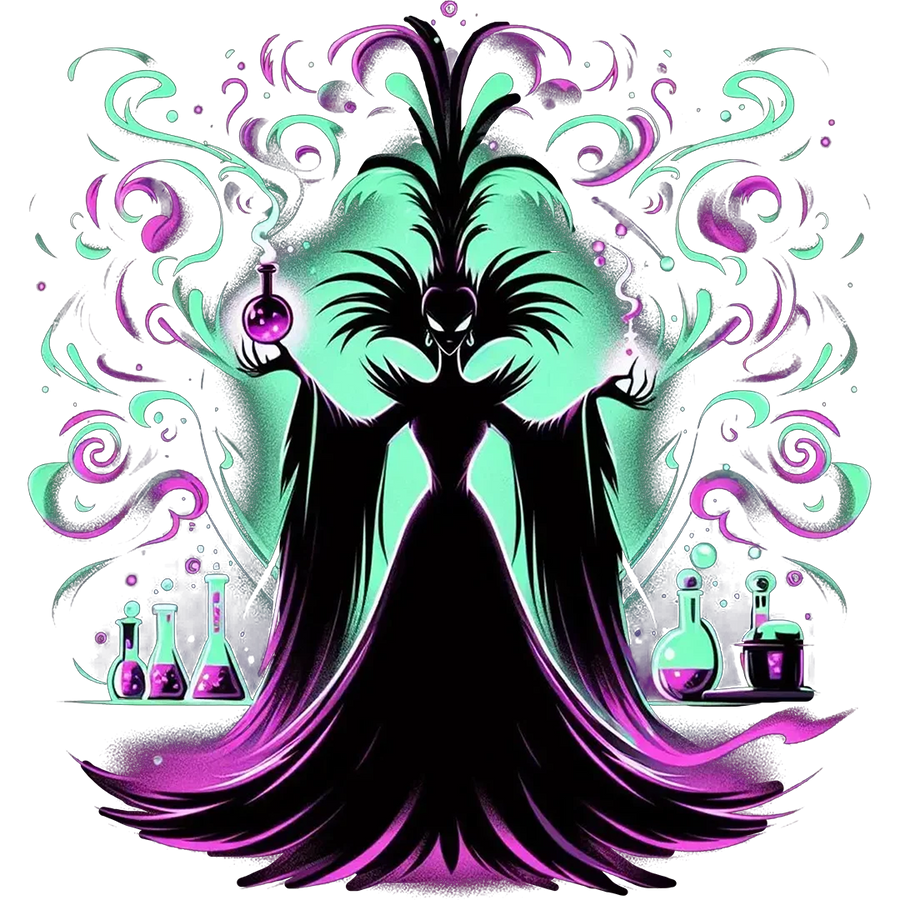 Purple Potion Villain Silhouette