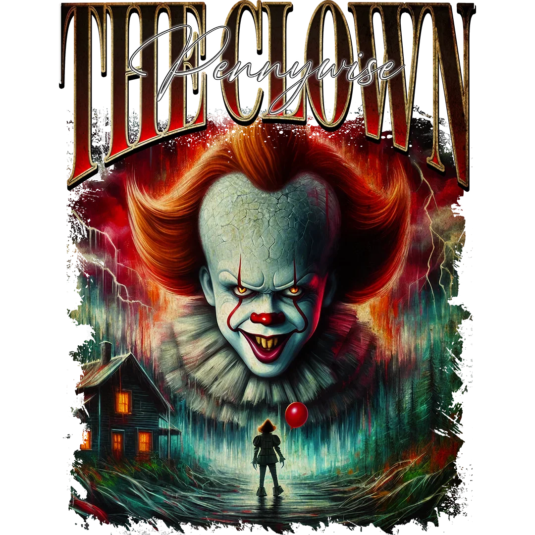 Red Haired Clown Under the Moon