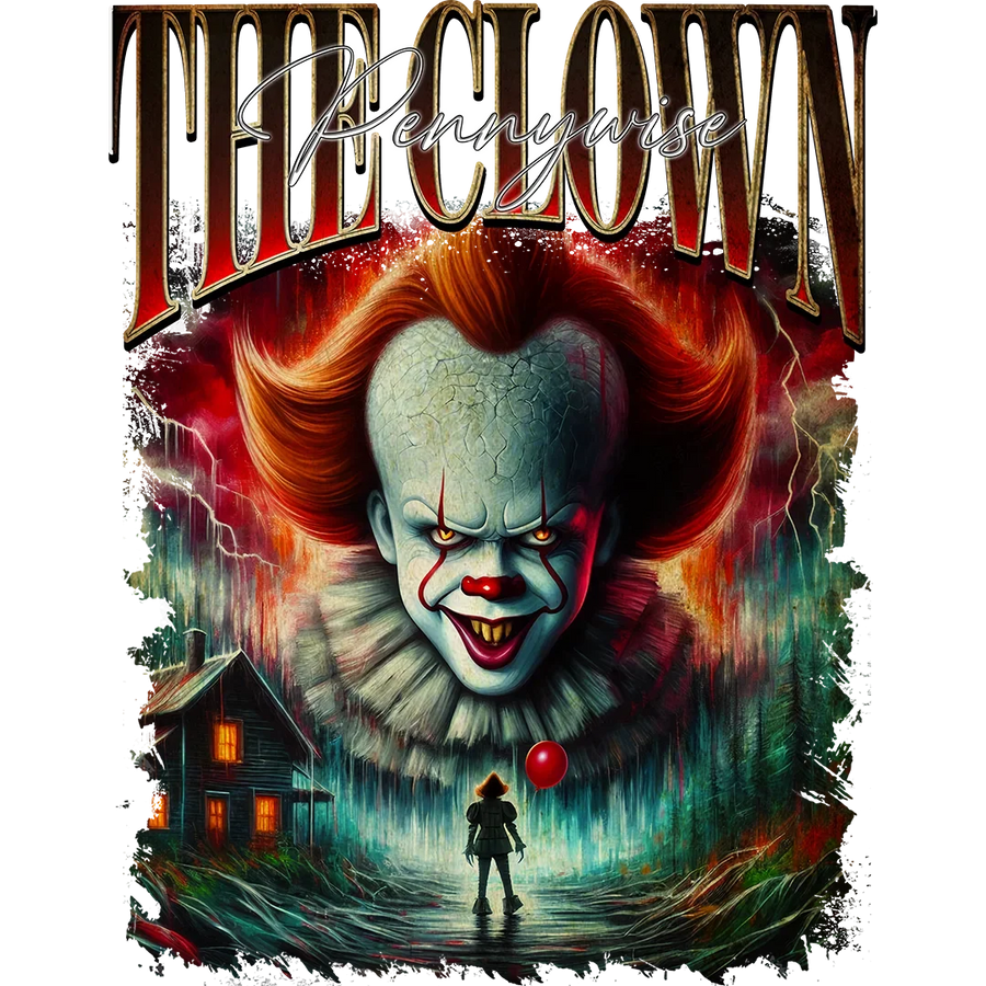 Red Haired Clown Under the Moon