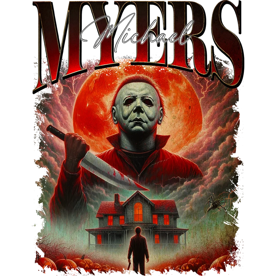 Silent Mask Under a Red Moon