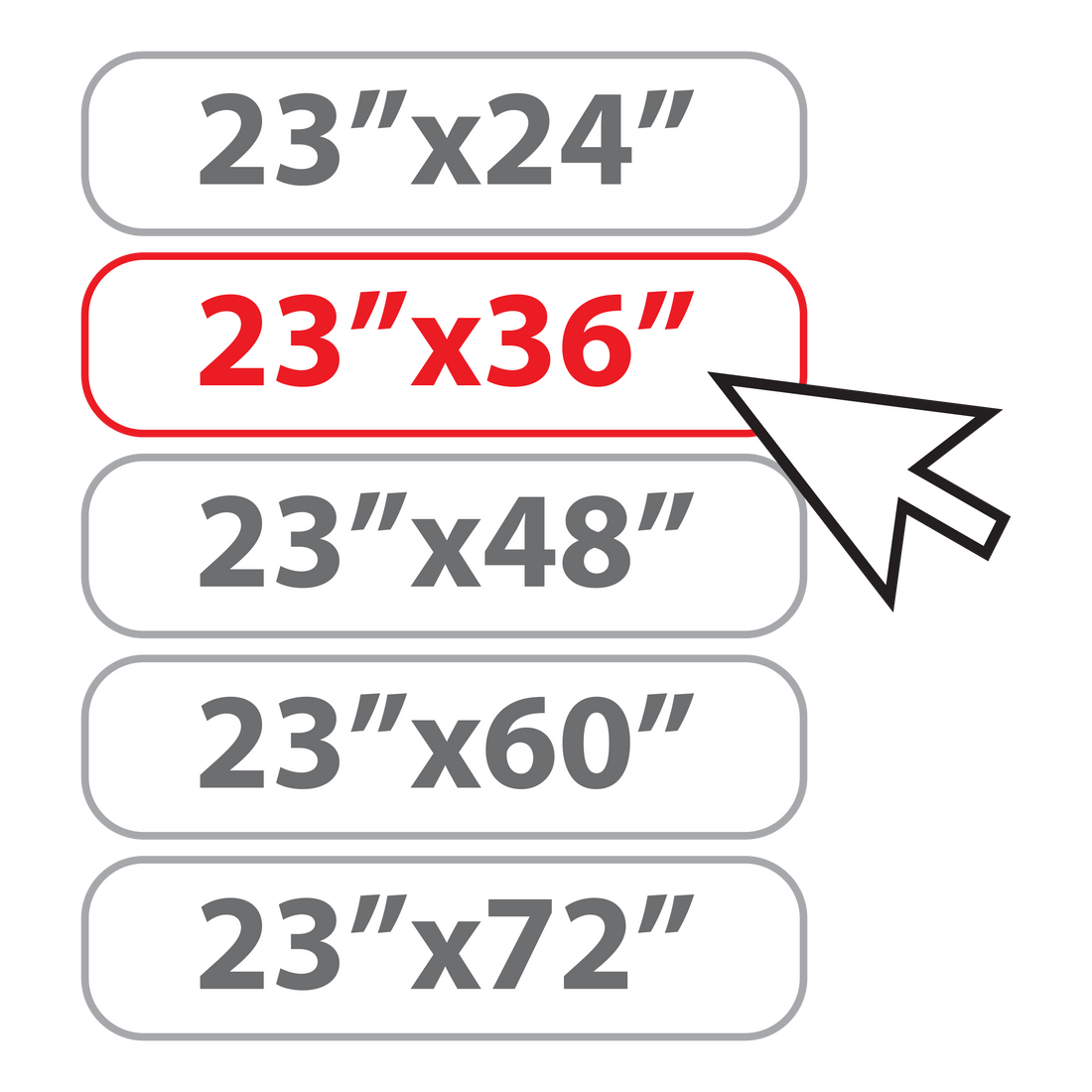 Choose Sheet Size