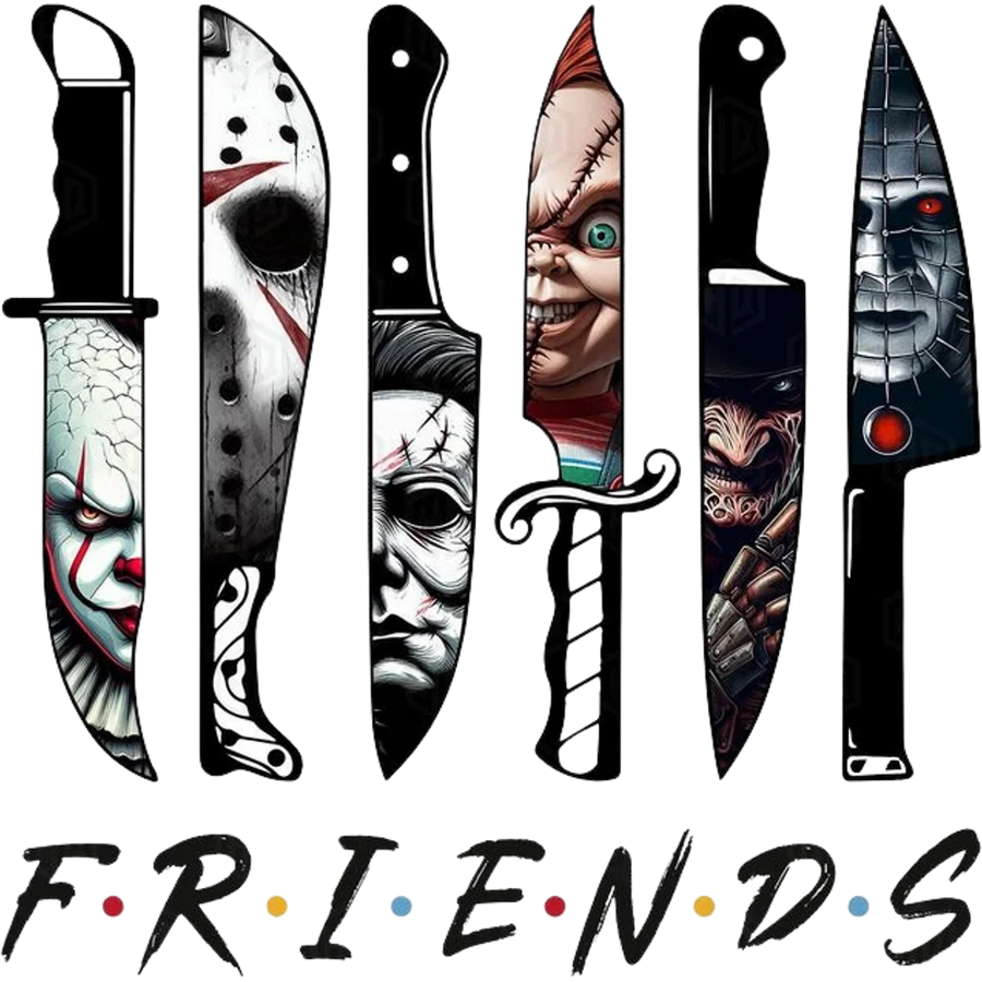 Slasher Friends and Knives