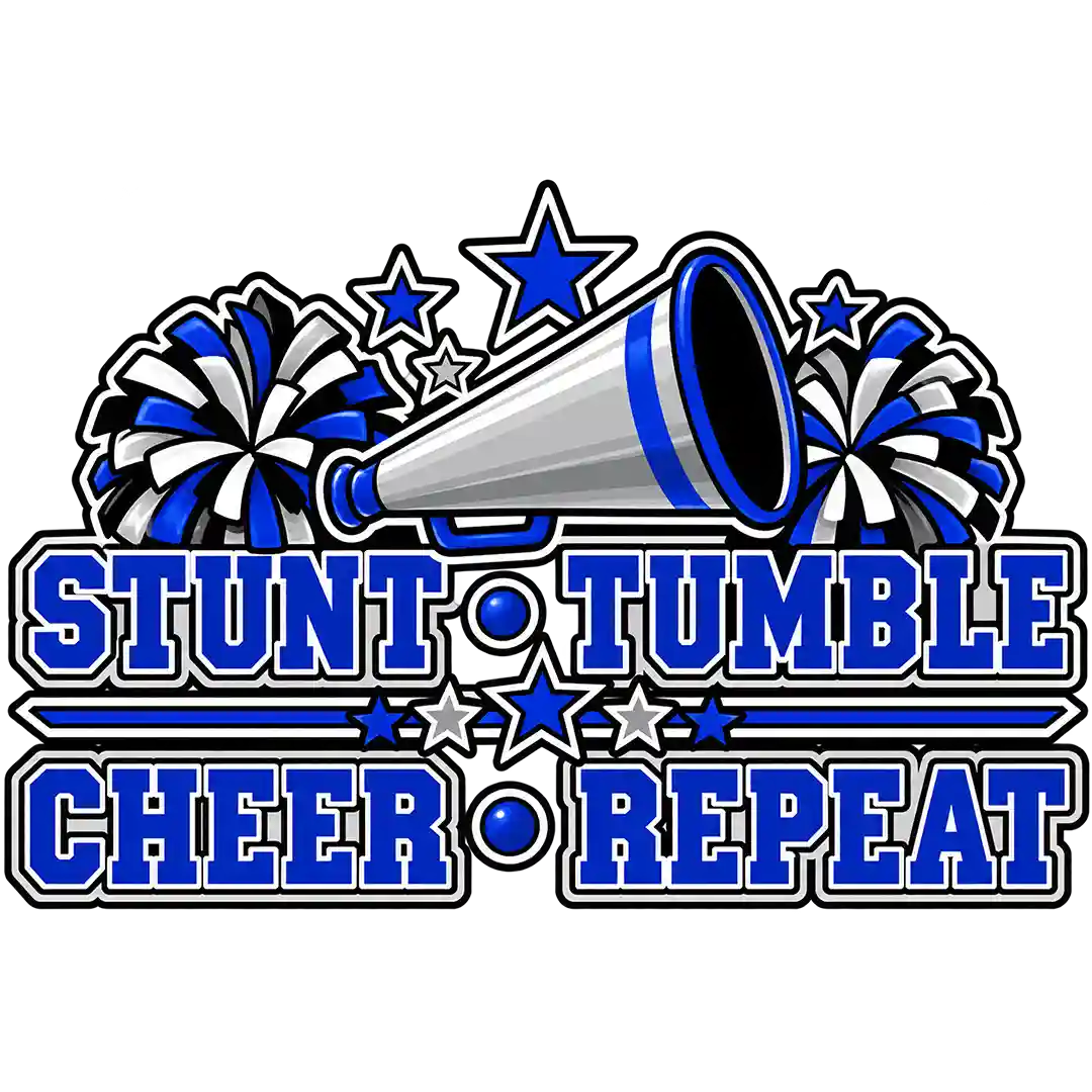Stunt Tumble Cheer Repeat Horizontal