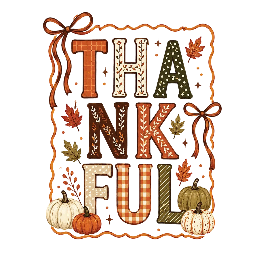 Thankful Patchwork Letters