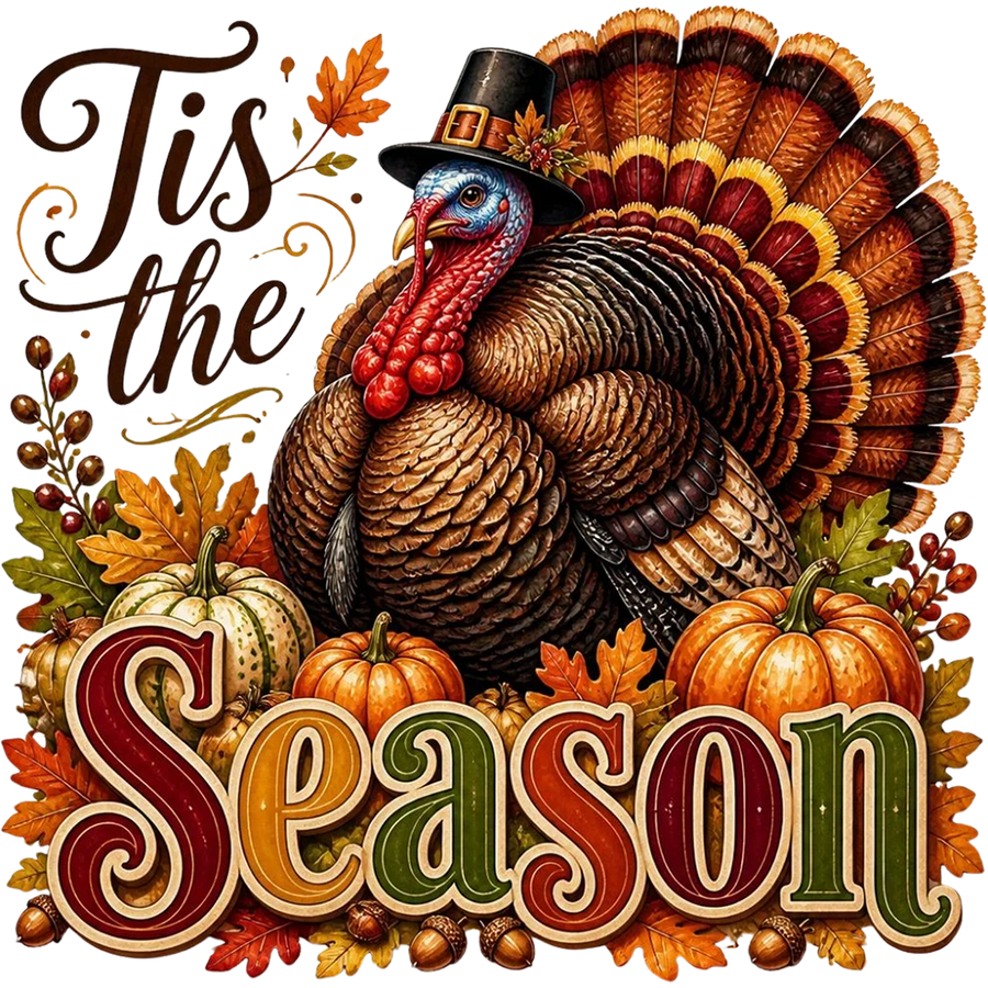 'Tis the Season Thanksgiving Turkey