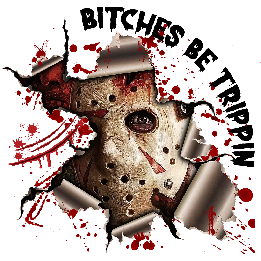 Torn Paper Hockey Mask