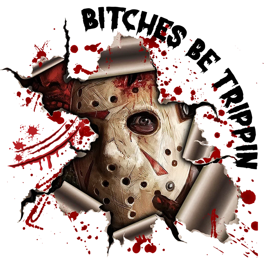 Torn Paper Hockey Mask
