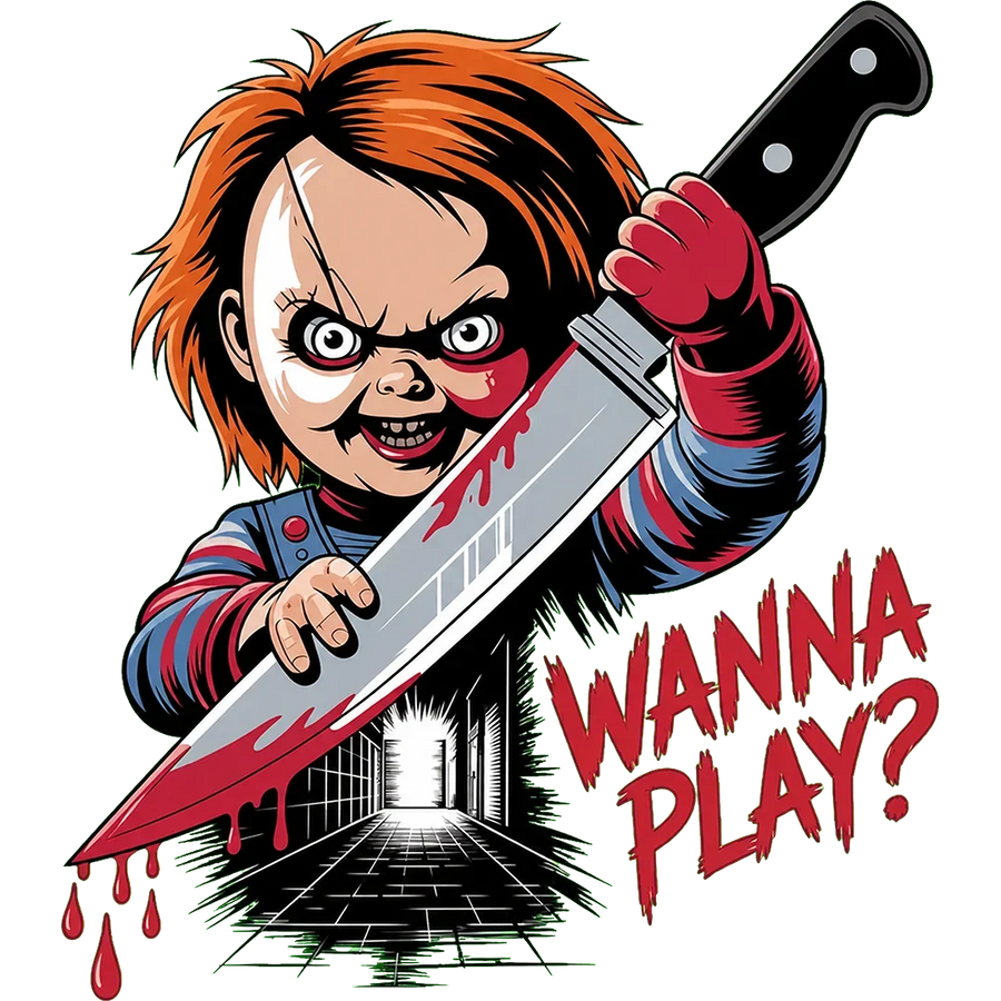 Wanna Play Cartoon Killer Doll